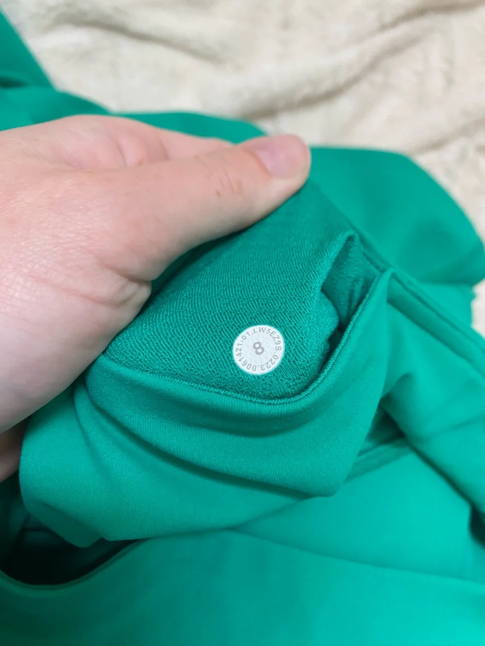 NWOT Lululemon Groove Super-High-Rise Flared Pant Nulu Kelly Green Sz 8